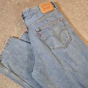 Levi's 550 Relaxed Fit Jeans Light Wash Size 34 X 30